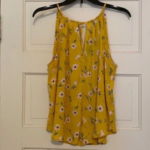 Yellow Floral Tank